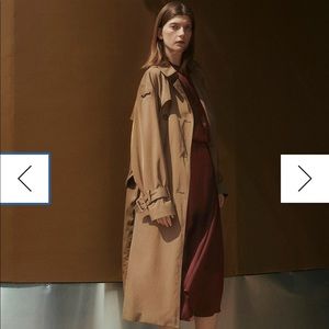 Vince long sleeve silk wrap dress